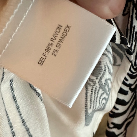 Jane and Delancey Black and White Zebra Print Blouse - Picture 4 of 9